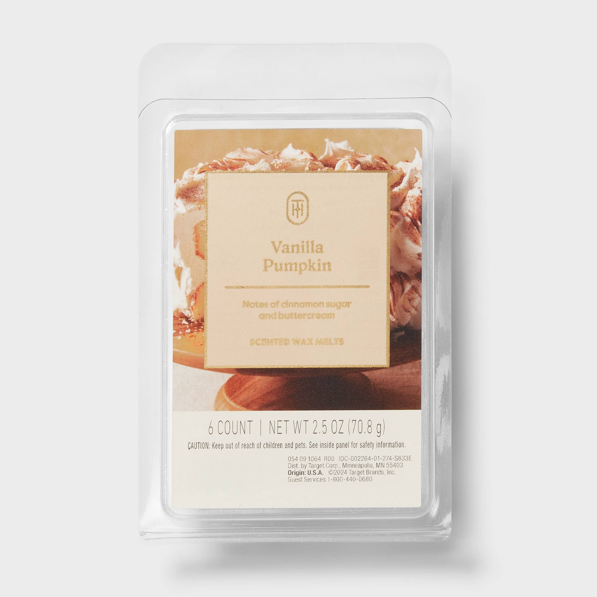 Home Fragrances - 12 stuks vanille-pompoen geurende wax melts