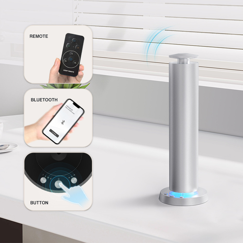 Home Fragrance And Diffuser - Huisparfum Bluetooth Aroma Diffuser Batterij Metaal