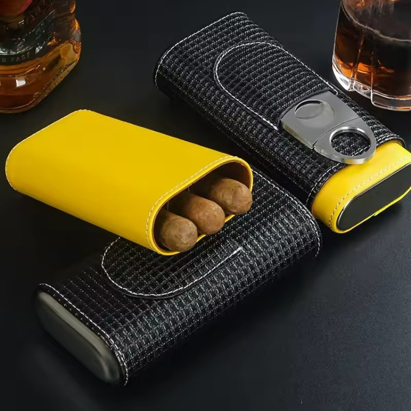 Draagbare lederen sigaren humi - Home Fragrance Maple Walnut recensie en prijs