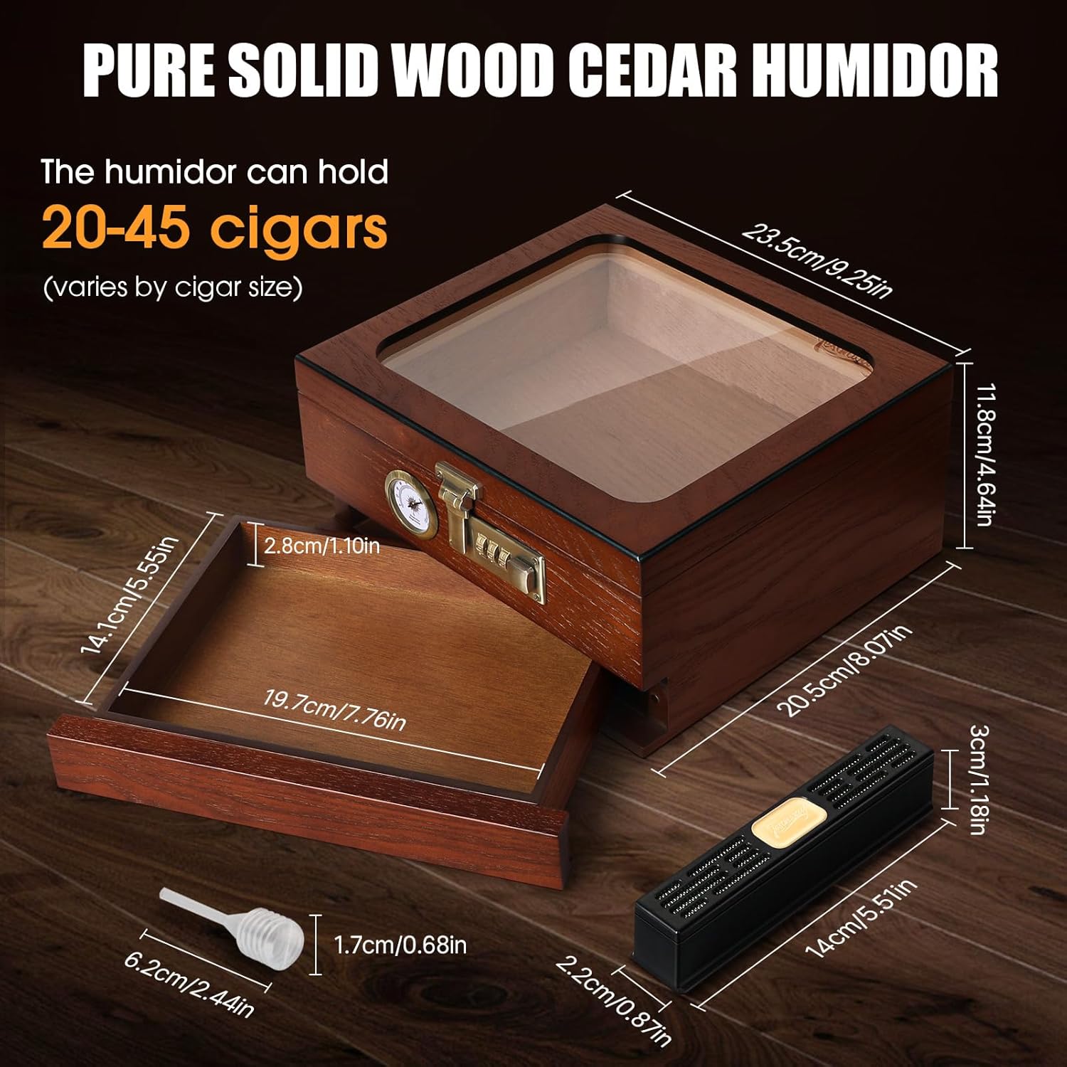 Cigaren humidor, cederhouten s - Home Fragrance Maple Walnut recensie en prijs