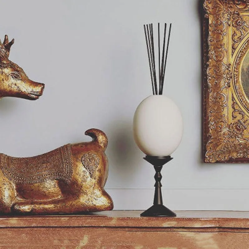 Eenvoudig wit keramiek eiersch - In Home Fragrance Products recensie en prijs
